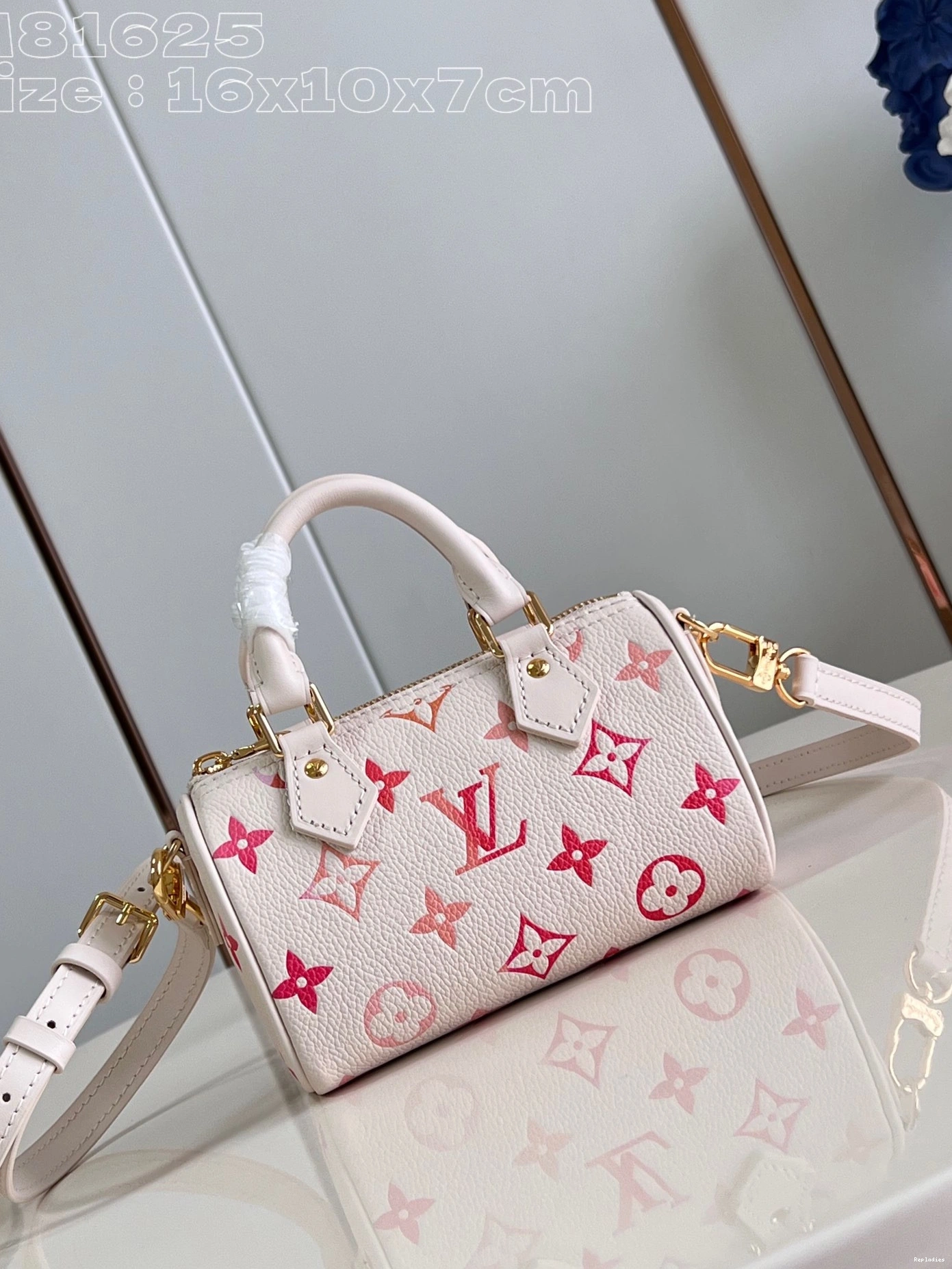 Rep ladies LOUIS SPEEDY-16-10-7.5cm VUITTON NANO 0818